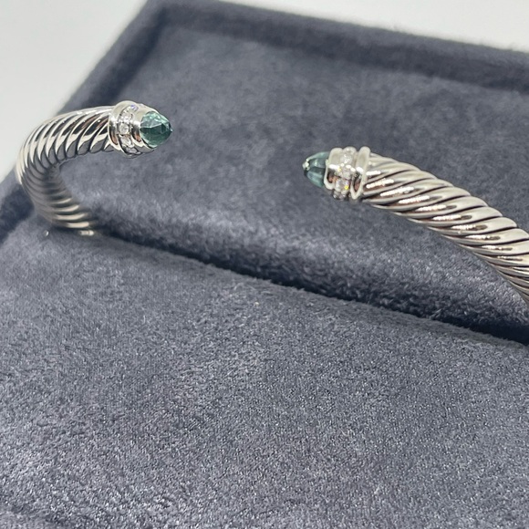 David Yurman Cable Classics 5mm Bracelet with Diamonds - Picture 3 of 10